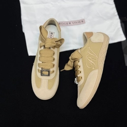 로저 비비에  Viv Low 스웨이드 트리밍 새틴